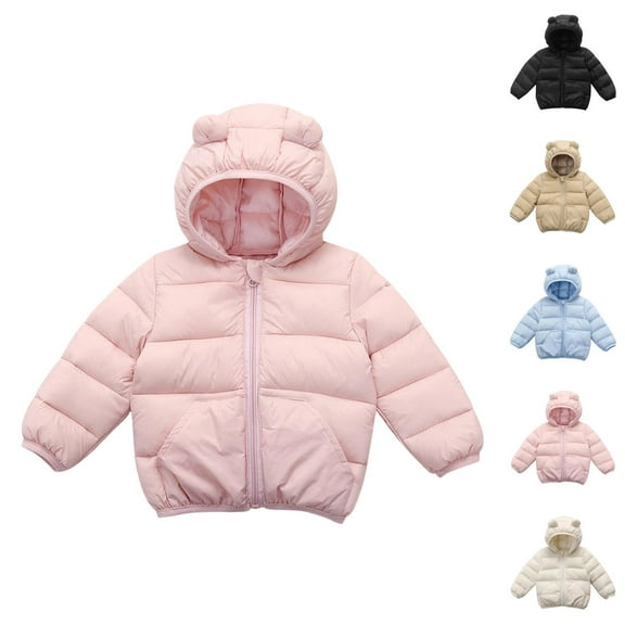 Boys Down Jacket Kids Padded Quilted Coat Thickened Winter Outerwear for Everyday Street and Outdoor Wear