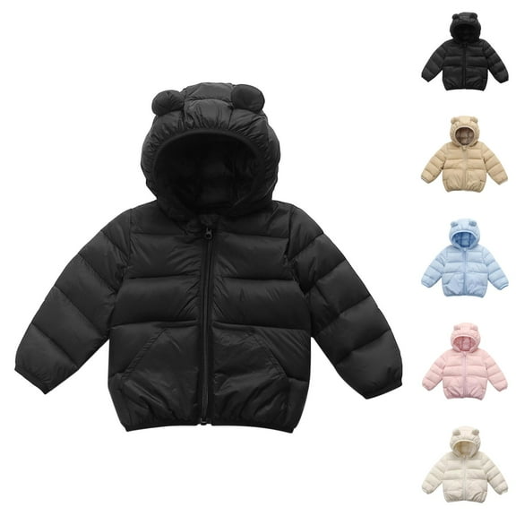 Boys Down Jacket Kids Padded Quilted Coat Thickened Winter Outerwear for Everyday Street and Outdoor Wear