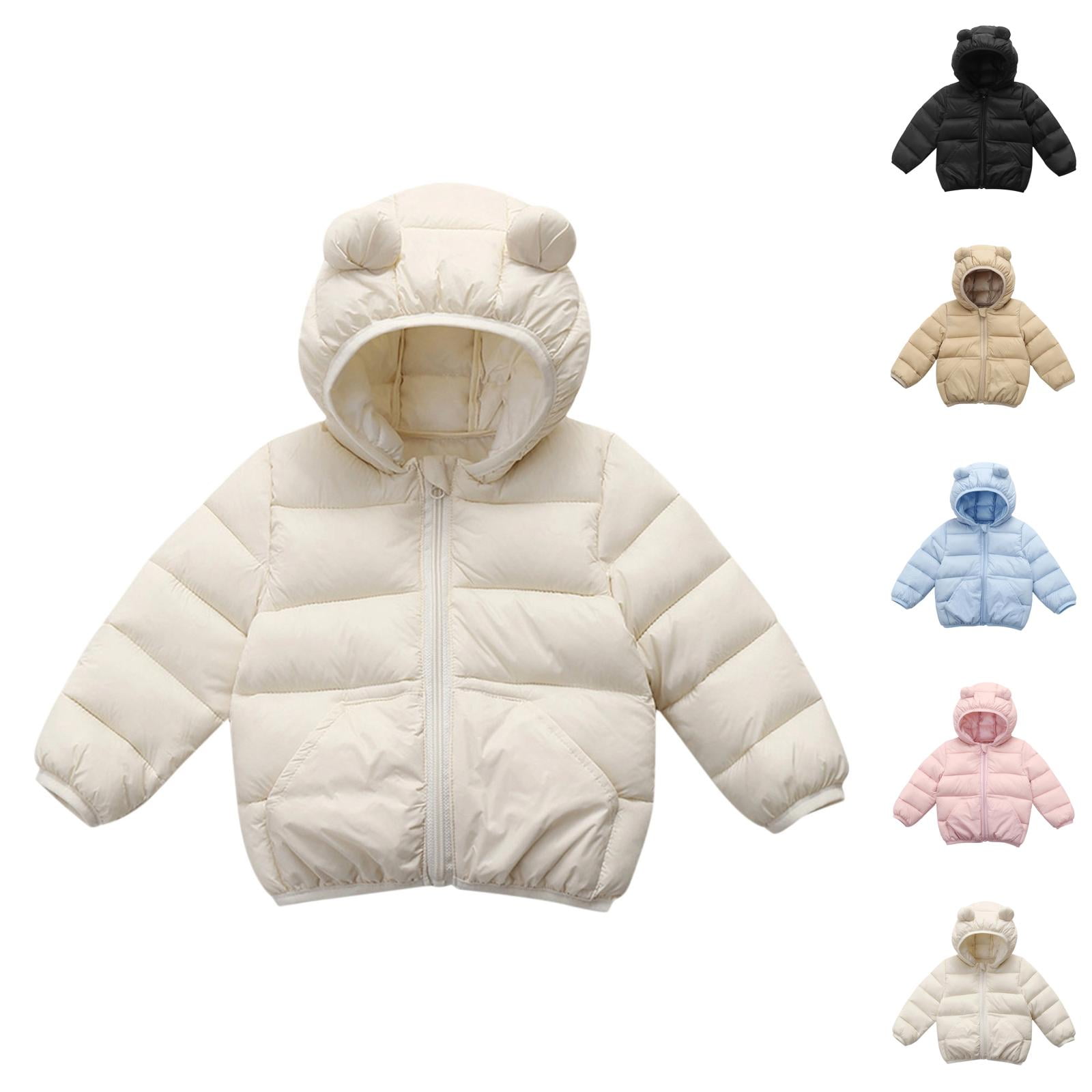 Boys Down Jacket Kids Padded Quilted Coat Thickened Winter Outerwear ...
