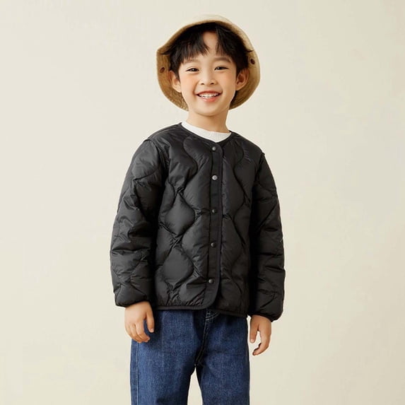 Boys Down Jacket Lightweight Fashionable Winter Coat for Kids Stylish Outdoor Snowsuit for Boys and Girls for Cold Weather Activities