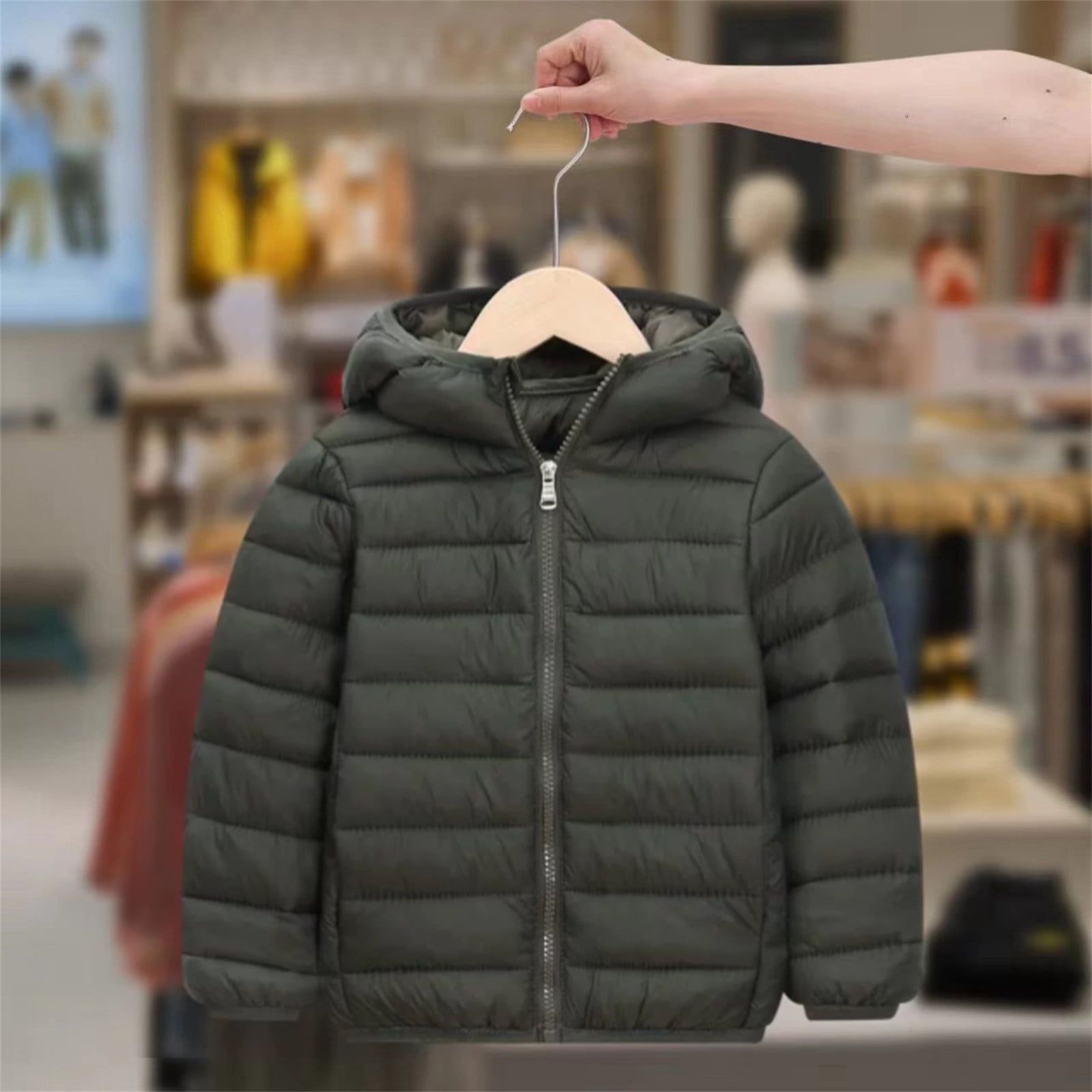 Boys Down Jacket Winter Hooded Casual Windproof Warm Toddler Outwear ...