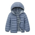 thumbnail image 1 of Boys Down Jacket Winter Warm Hooded Coat Windproof Toddler Outwear Lightweight Insulated Jacket for Kids, 1 of 2