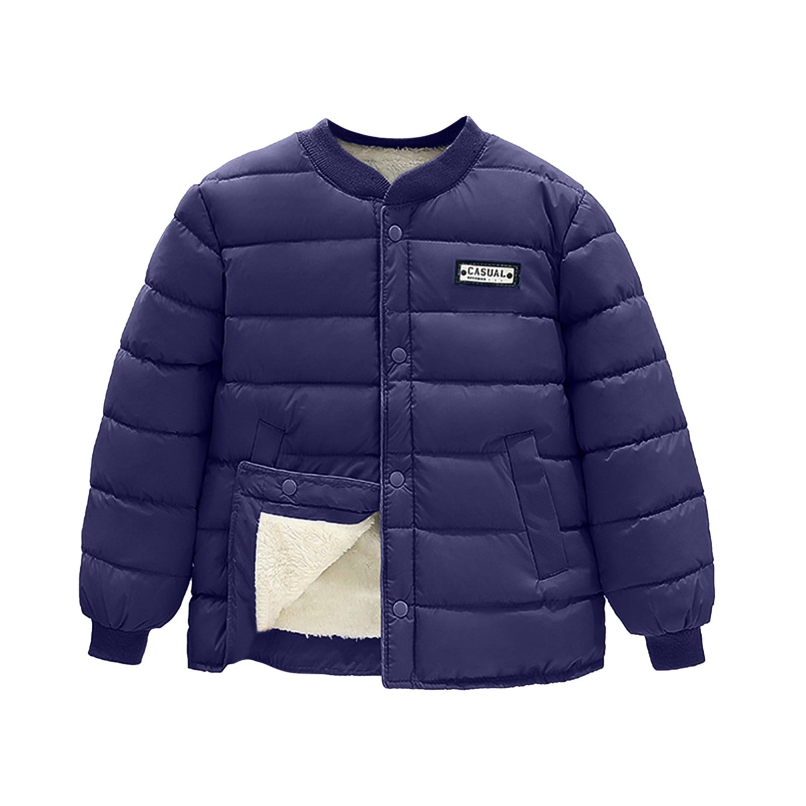 Boys Down Jacket Winter Warm Windproof Coat for Kids Lightweight ...