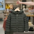 thumbnail image 1 of Boys Down Jacket for Cold Weather Cozy Hooded Winter Coat with Windproof, 1 of 2