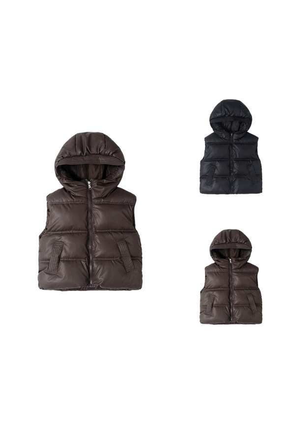 Boys Down Padded Coat Kids Warm Quilted Jacket Ideal for Chilly Weather Outdoor Use and School Activities