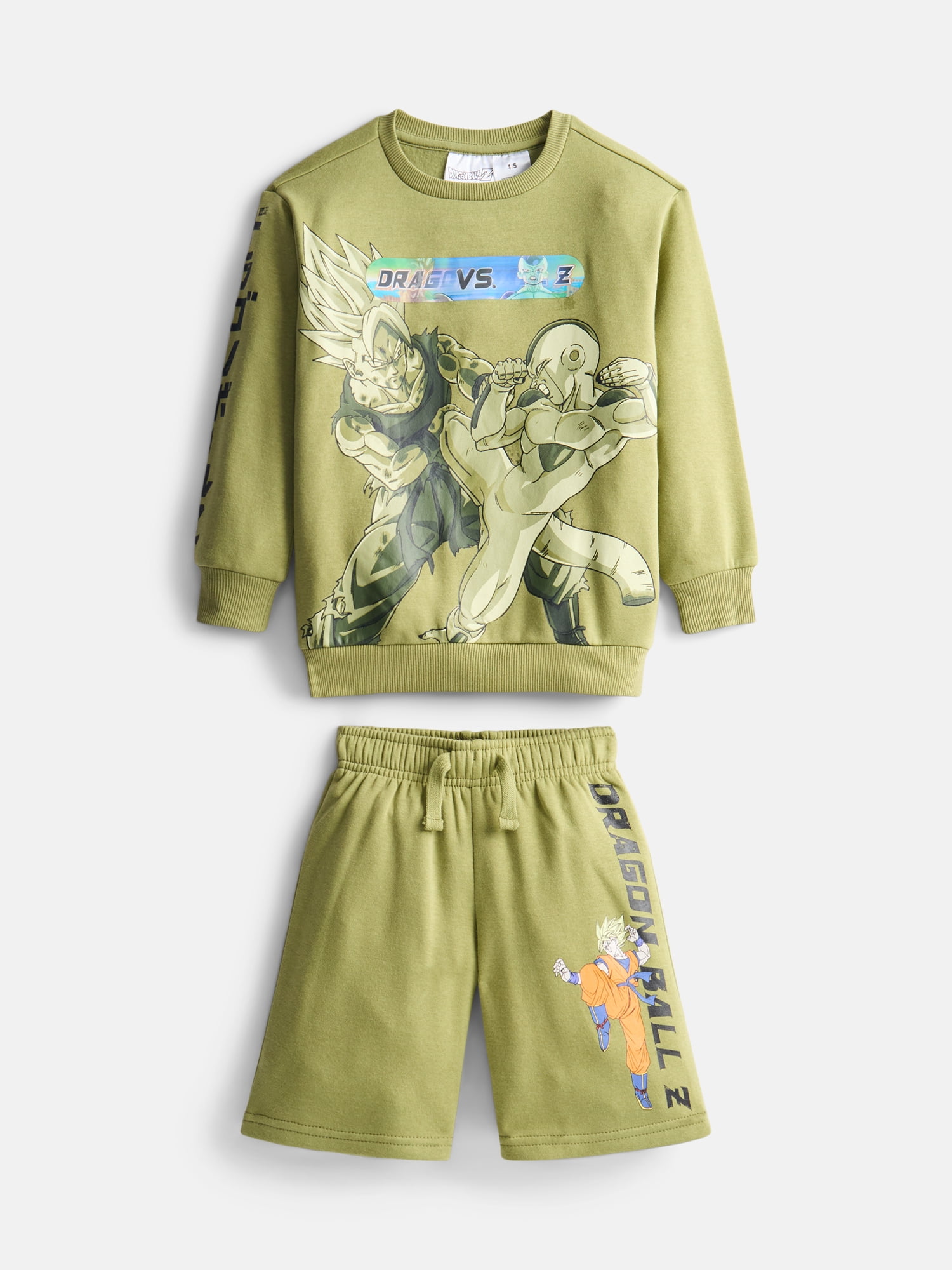 Boys Dragon Ball Z Lenticular Crew Short Set, Sizes 4-16