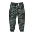 thumbnail image 1 of Boys Drawstring Elastic Pants Toddler Kids Cotton Sweatpants Trendy Print Active Jogger Trousers with Pockets for Gifts,Dark Gray,5 Years, 1 of 4