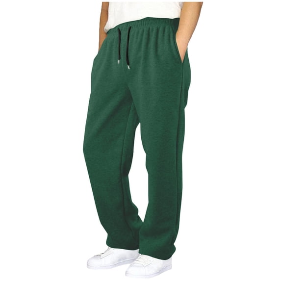 Boys Drawstring Sweatpants Wide Leg Pants Open Bottom Sweatpants Athletic Pants With Pockets 5T-16T