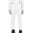 thumbnail image 1 of Boys Dress Pants Flat Front Trouser With Adjustable Waistband Classic Boys formal Pants With Durable Twill for School and Casual Use, 1 of 6