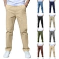 thumbnail image 1 of Boys Dress Pants Size 10 Boys Straight Leg Pants Lightweight Casual School Uniform Golf Pants with Pockets for 4-15 Years, 1 of 7