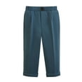 thumbnail image 1 of Boys Dress Pants for Wedding Toddler Kids School Pants with Adjustable Waist Blue Size 2T, 1 of 4