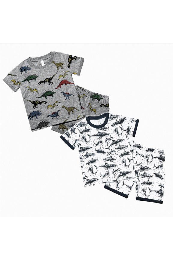 Toddler Boy Clothes 18-24 Months Toddler Baby Girl Summer Ensemble Paisley Print Short Sleeve Top and Elastic Ponte Shorts