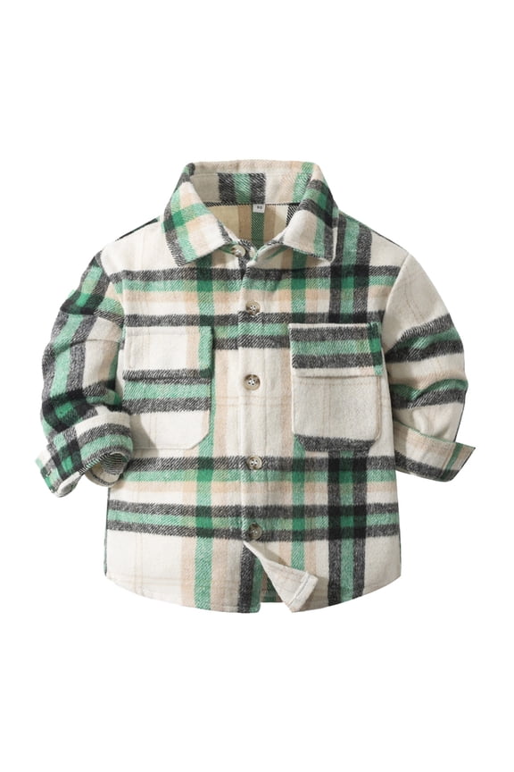 Boys Dress Shirts Toddler Green Shirt Girls Dress Shirt Boys Button Down Shirts Uniform Shirts for Boys 12-18 Months