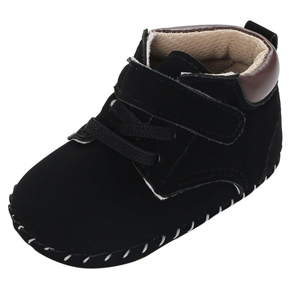 Boys Dress Shoes,Summer Children Toddler Boys Girls Sports Flat High Top Comfortable,Boys Shoes,Black,12-18 Months