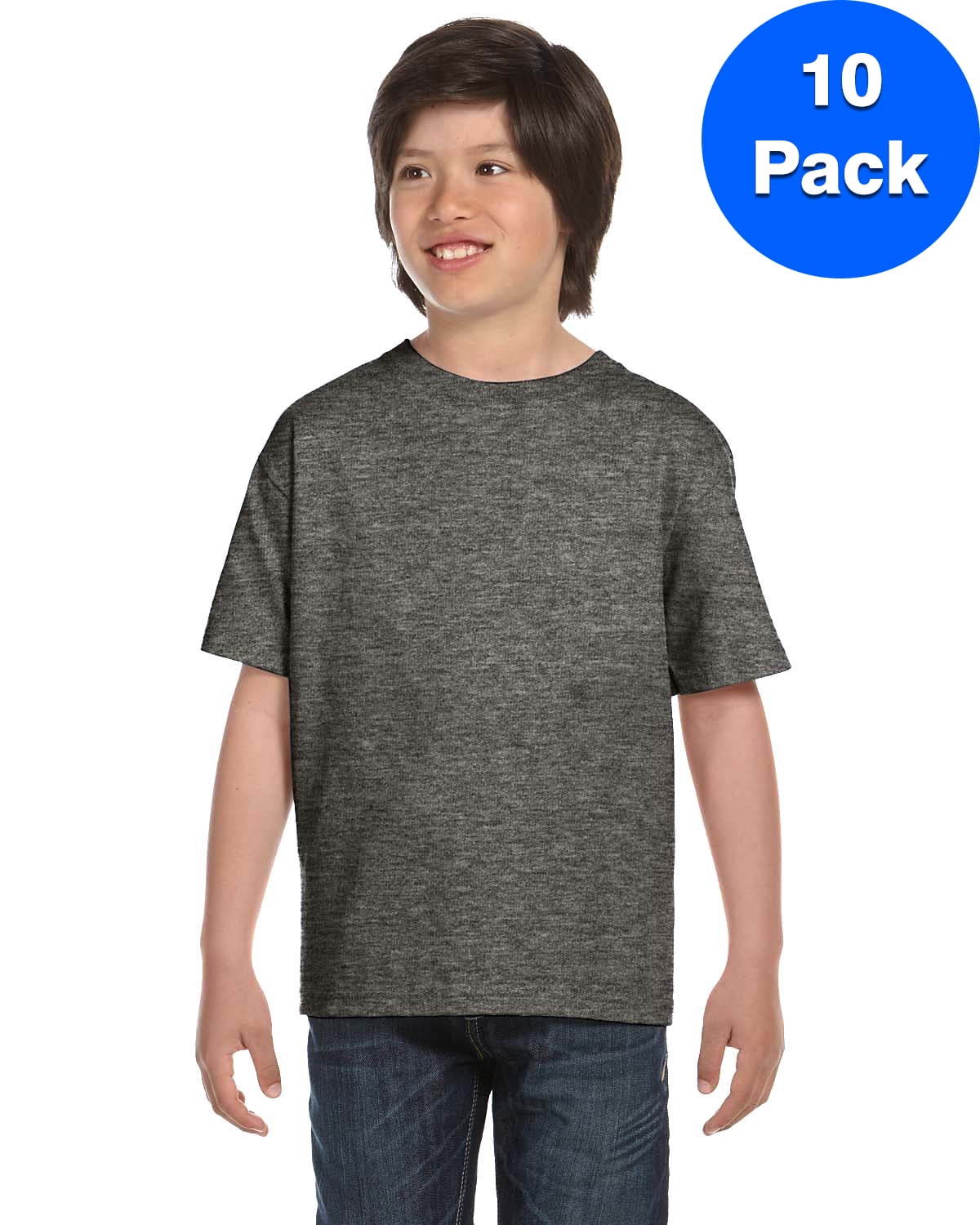 Boys DryBlend? 5.6 oz., 50/50 T-Shirt 10 Pack