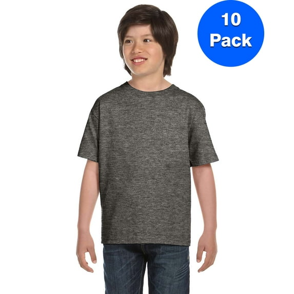 Boys DryBlend? 5.6 oz., 50/50 T-Shirt 10 Pack