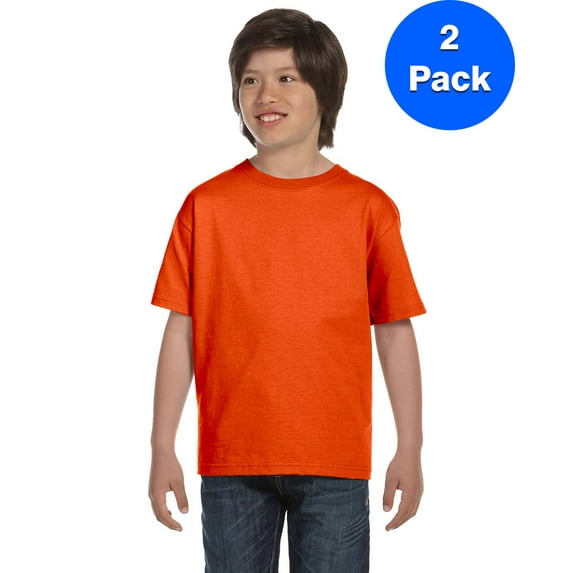 Boys DryBlend? 5.6 oz., 50/50 T-Shirt 2 Pack