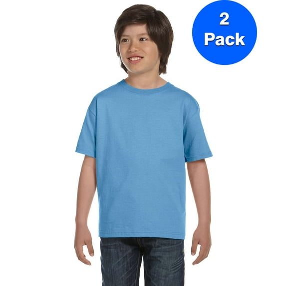 Boys DryBlend? 5.6 oz., 50/50 T-Shirt 2 Pack