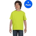 thumbnail image 1 of Boys DryBlend? 5.6 oz., 50/50 T-Shirt 5 Pack, 1 of 2