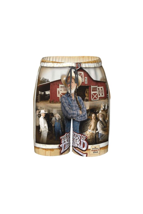 Boys Dukes Orange Car Haz-zard Beach Shorts Swim Trunks Swim Shorts Quick Dry Pool Suit Swimwear For Kids Youth