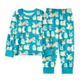 thumbnail image 1 of Boys Easter Pajamas Long Sleeve Crewneck Cute Print Nightwear Loungewear Set 4Y Pajamas Girls, 1 of 4