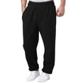 thumbnail image 1 of Boys Elastic Waist Jogger Pants Loose Fit Wide Leg Sweatpants Comfortable Casual Trousers Without Drawstring For Kids Play, 1 of 9