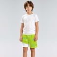 thumbnail image 1 of Boys Elastic Waist Shorts Lightweight Breathable Summer Casual Pants Sizes 100 to 160, 1 of 3