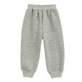 thumbnail image 1 of Boys Pants Toddler Boys Autumn and Winter Solid Color Elastic Waist Sweatpants with Leggings, 1 of 9
