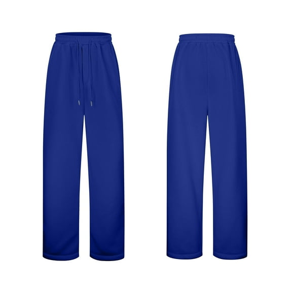 Boys Elastic Waistband Jogger Pants With Fly Drawstring Loose Fit Comfortable Casual Trousers For Kids And Teens