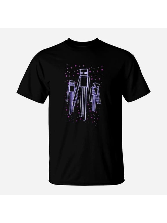Boys Enderman Glow In The Dark TShirt