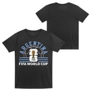 FIFA World Cup 2026 Youth Boys Argentina Black Soccer Ball Graphic Tee