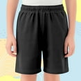 thumbnail image 1 of Shorts Boys Elastic Waist Wide Leg Casual Athletic Shorts 13-14 Years Baby Girl Clothes, 1 of 3