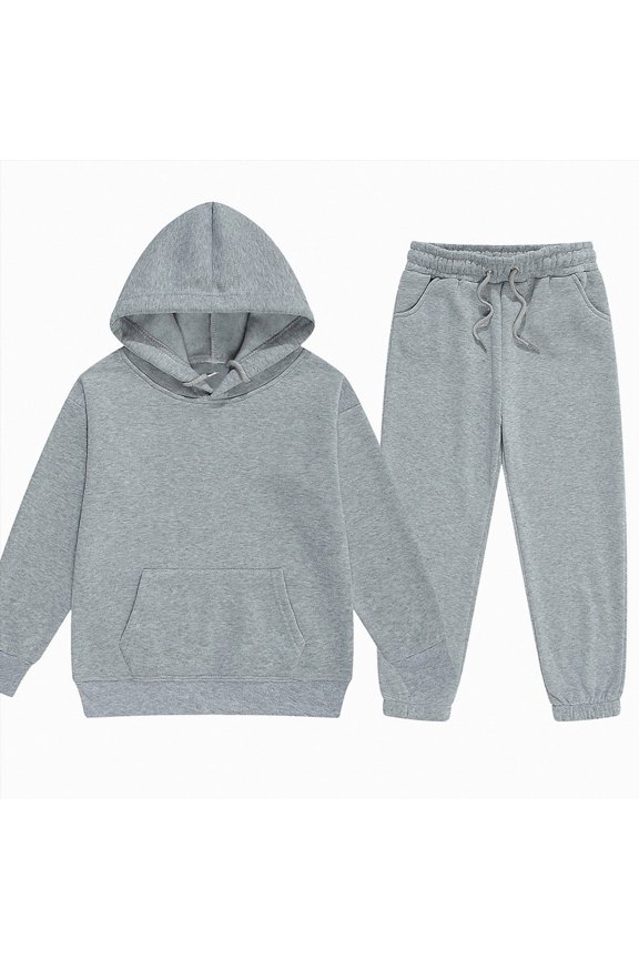 Boys Fashion Clothes Spring Summer Short Sleeve Top & Pants Color Block Clothing Sets(Grey,8-9 Years)
