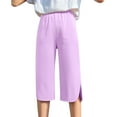 thumbnail image 1 of Boys' Fashion Elastic Waist Wide Leg Pull-On Athletic Shorts Girls Bike Shorts 9-10 Years, 1 of 6