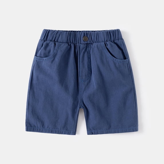 Boys Fashion Navy Shorts Causal Girls Uniform Pants Boys Pants Size 12-18 Months