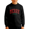 thumbnail image 1 of Boys' Festive Christmas Crewneck Sweatshirt, Winter Holiday Warmth with Soft Thermal Lining, 1 of 5