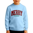 thumbnail image 1 of Boys' Festive Christmas Crewneck Sweatshirt, Winter Holiday Warmth with Soft Thermal Lining, 1 of 5