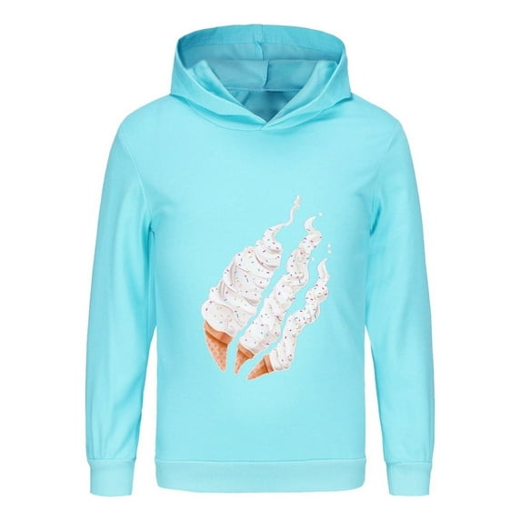 Boys Fire Hoodie for Kids – Lightweight Sweatshirt with Flame Design Inspired by Preston Playz – Unisex Youth Top