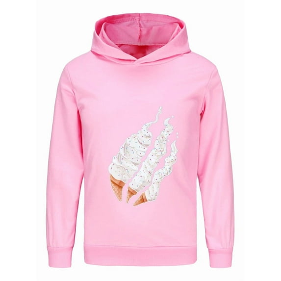Boys Fire Hoodie for Kids – Lightweight Sweatshirt with Flame Design Inspired by Preston Playz – Unisex Youth Top