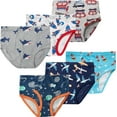 thumbnail image 1 of Boys Fire Truck Underwear Little Kids Rocket Briefs Childrens Cotton Breathable Airplane Panties Toddler Comfort 6 Pack Undies Size 10, 1 of 6