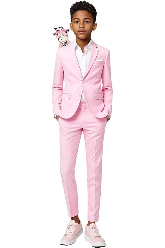 Boys' First Class Slim Fit Suits Lightweight Style
