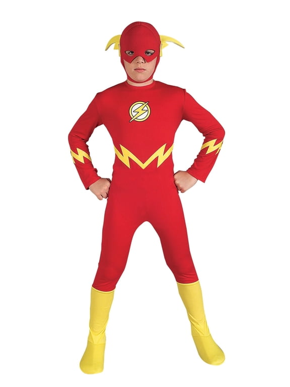 DC Comics Classic The Flash Costume for Kids by Rubies, Boys Small