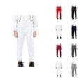 thumbnail image 1 of Boys Flat Front Dress Pants Kids School Uniform Pants Stretch Cotton Chino Relaxed Fit Trousers Casual Pull on Pant, 1 of 6