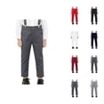 thumbnail image 1 of Boys Flat Front Dress Pants Kids School Uniform Pants Stretch Cotton Chino Relaxed Fit Trousers Casual Pull on Pant, 1 of 6