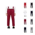 thumbnail image 1 of Boys Flat Front Dress Pants Kids School Uniform Pants Stretch Cotton Chino Relaxed Fit Trousers Casual Pull on Pant, 1 of 6