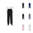 thumbnail image 1 of Boys Flat Front Dress Pants with Adjustable Waist, Straight Leg Fit & Front Pockets, 1 of 3