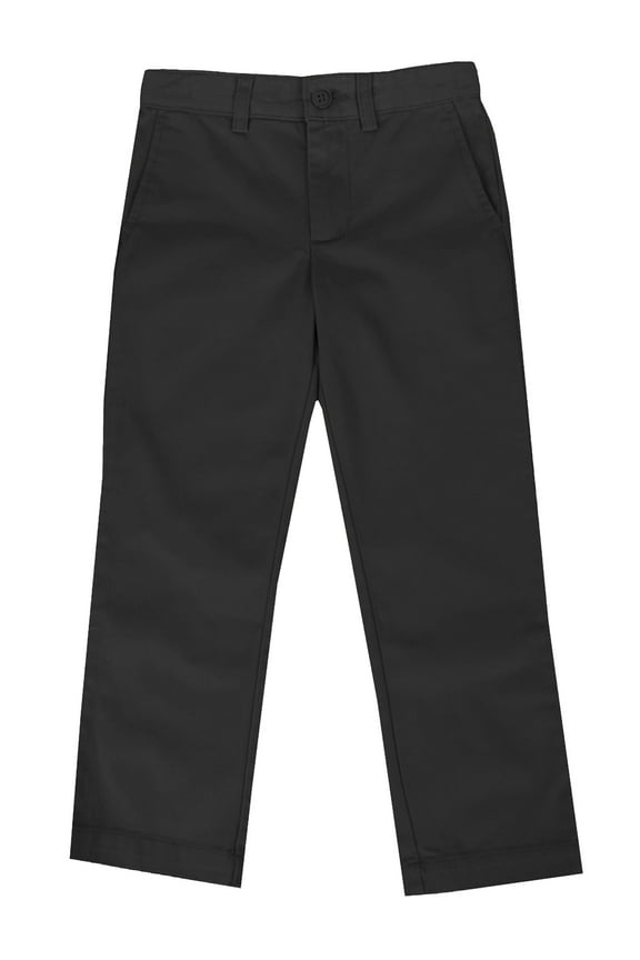 Boys Flat Front School Uniform Pants(Big Boys)