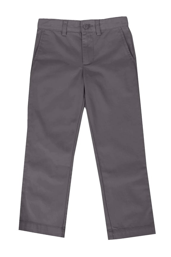 Boys Flat Front School Uniform Pants(Big Boys)