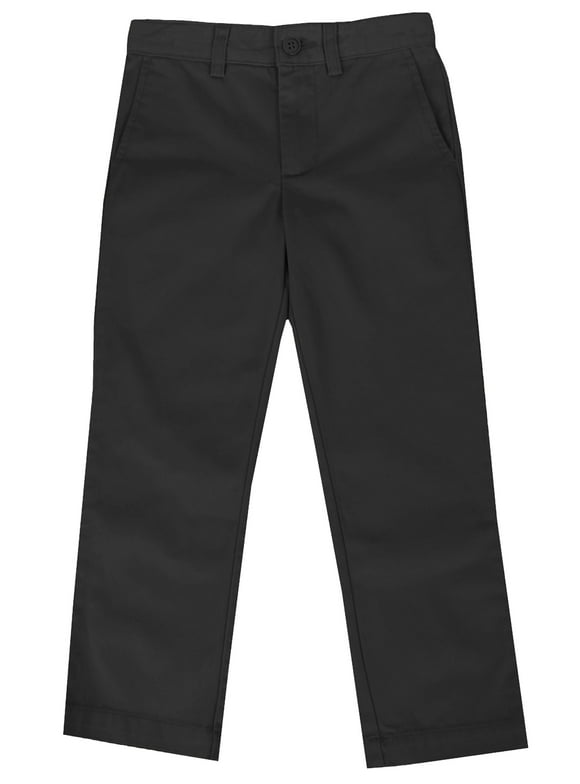 Boys Flat Front School Uniform Pants(Littile Boys)