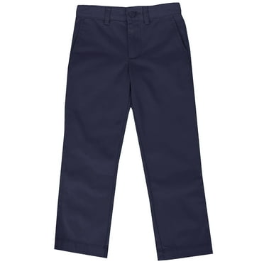 Boys Flat Front School Uniform Pants(Littile Boys)